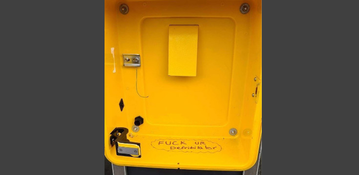 Three out of four defibrillators at Bridgend railway stations damaged since installation