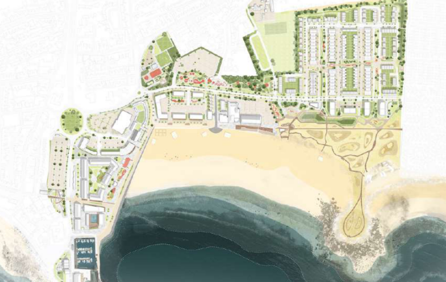 Plans submitted for the first phases of Porthcawl seafront development